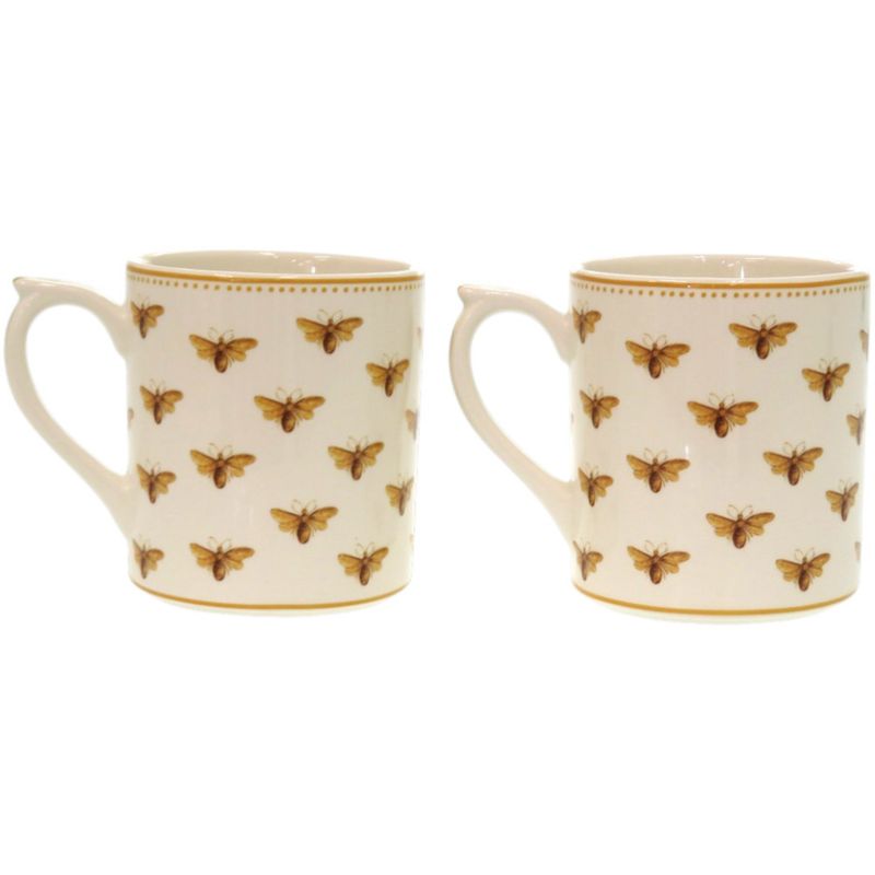 Dior Pair Mug Bee Pottery White Mug