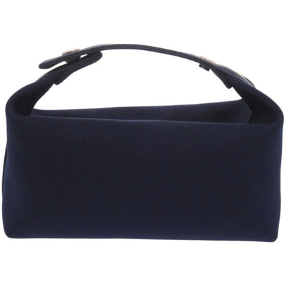 Hermes Bride a Brac PM a Black Pavillon 04 Cotton Marine Navy Handbag