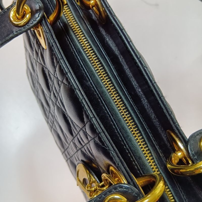 Dior Cannage Handbag Black