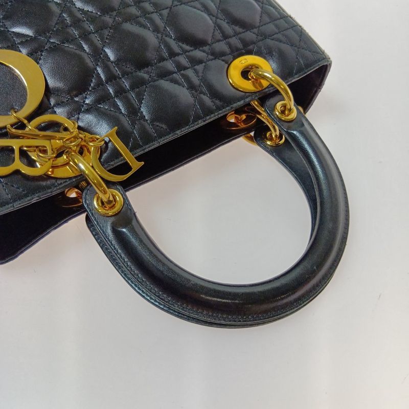 Dior Cannage Handbag Black