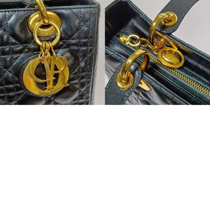 Dior Cannage Handbag Black