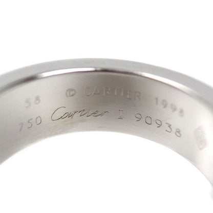Cartier 18K White Gold Tank Max Ring Onyx