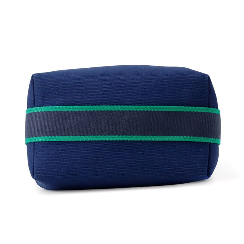 Hermes Pouch Bric-a-Brac PM Marine Silver Canvas Case