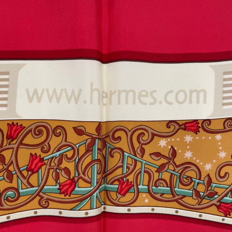 Hermes Scarf Silk Carre 90 Wwwhermescom World Map Red