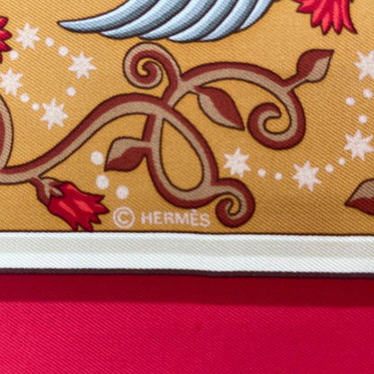 Hermes Scarf Silk Carre 90 Wwwhermescom World Map Red