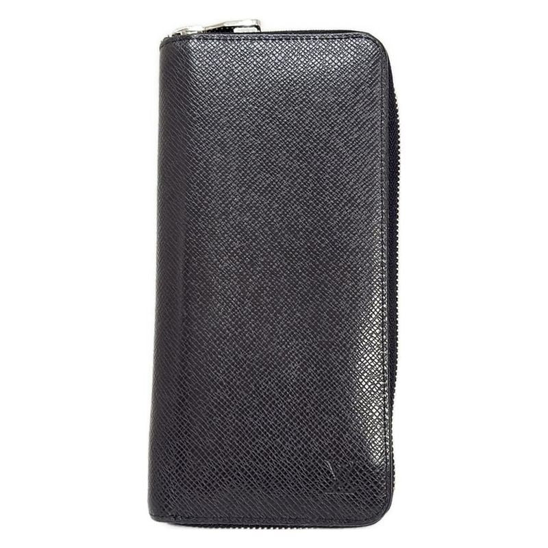 Louis Vuitton Wallet Taiga Zippy Vertical Ardoise Round