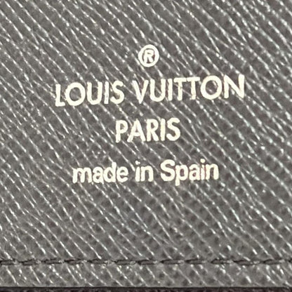 Louis Vuitton Wallet Taiga Zippy Vertical Ardoise Round