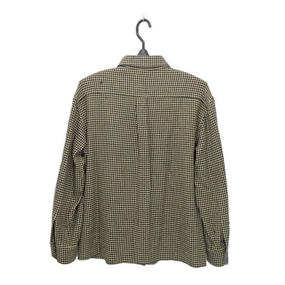 Chanel Houndstooth Shirt Beige Black 34 99C