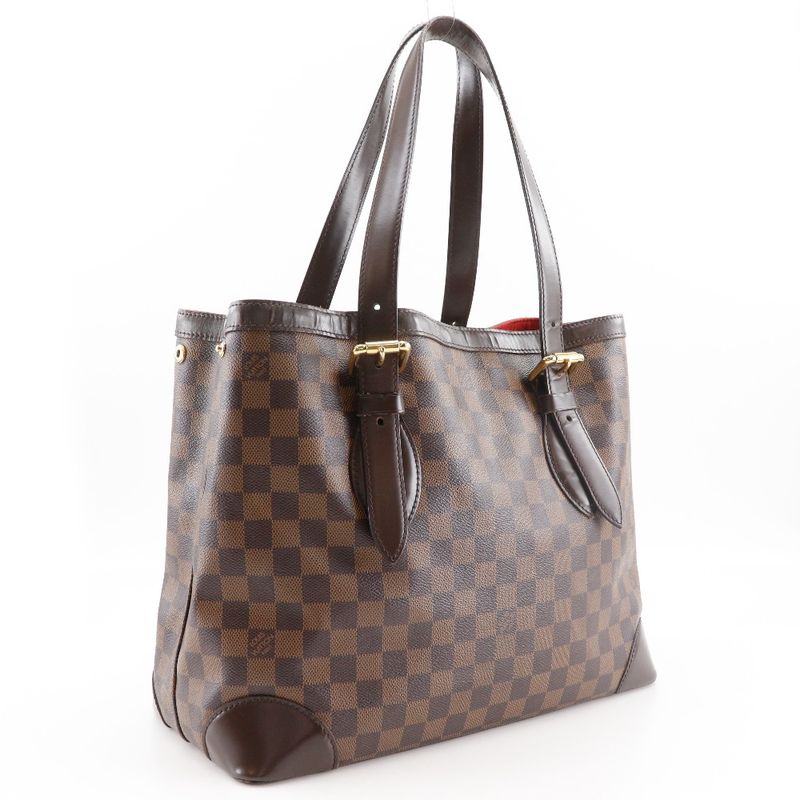 Louis Vuitton Hampstead MM Damier Canvas Brown Tote