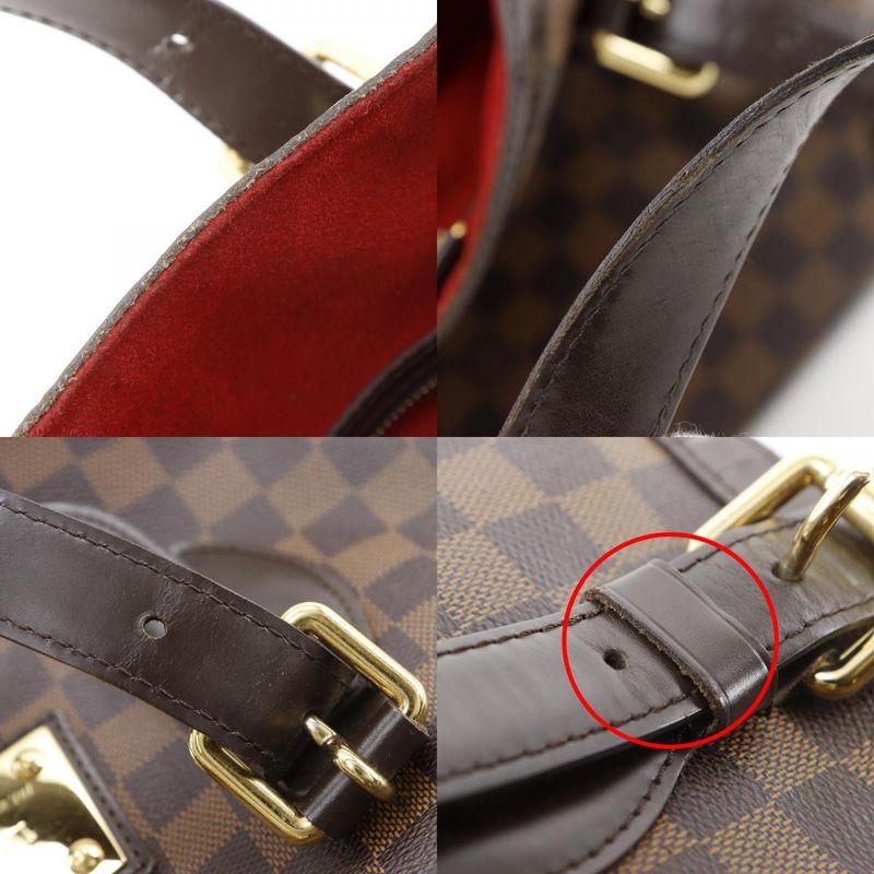 Louis Vuitton Hampstead MM Damier Canvas Brown Tote