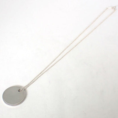 Tiffany & Co. 925 Coin Edge Pendant Necklace
