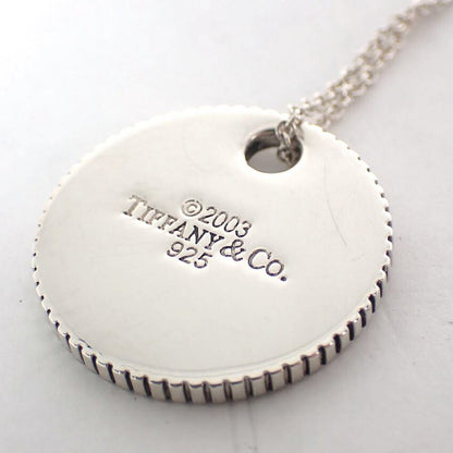 Tiffany & Co. 925 Coin Edge Pendant Necklace
