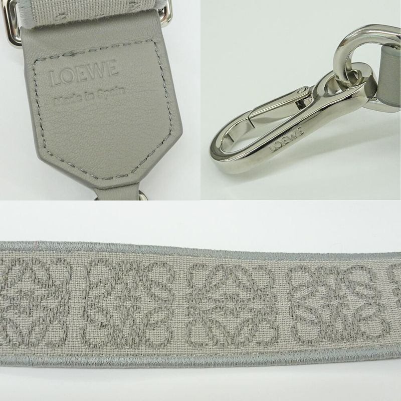 Loewe Shoulder Strap Suna Fujita Animal Anagram Gray