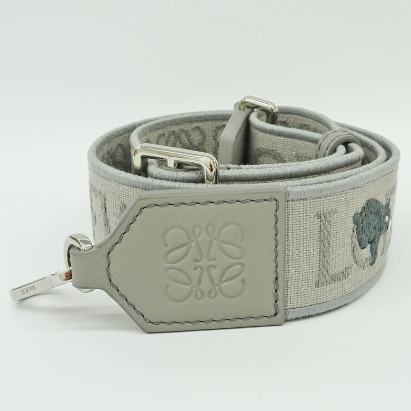 Loewe Shoulder Strap Suna Fujita Animal Anagram Gray