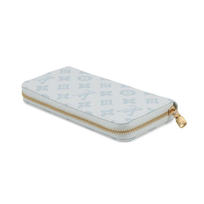 Louis Vuitton Wallet Monogram Origin Zippy Blue Courier
