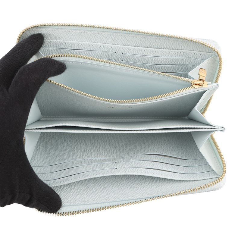 Louis Vuitton Wallet Monogram Origin Zippy Blue Courier