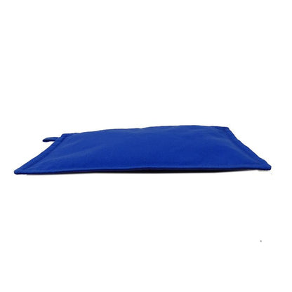 Hermes Pouch Bora Clutch Canvas Blue Purple Going