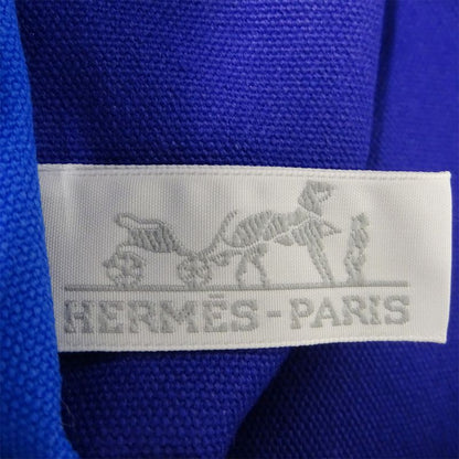 Hermes Pouch Bora Clutch Canvas Blue Purple Going