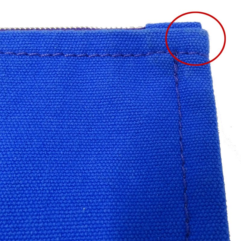 Hermes Pouch Bora Clutch Canvas Blue Purple Going