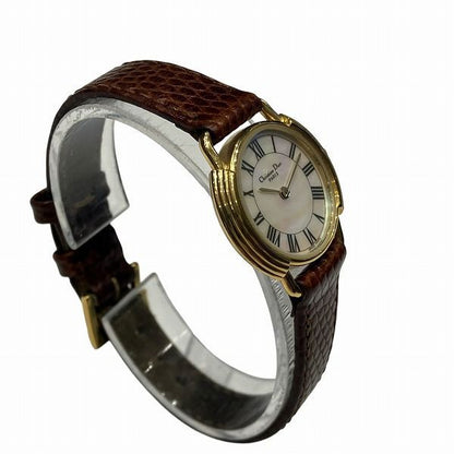 Dior Quartz Watch Leather White