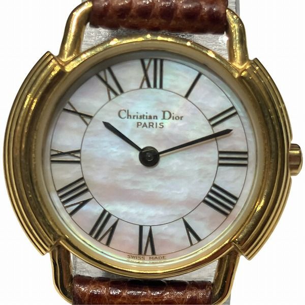Dior Quartz Watch Leather White
