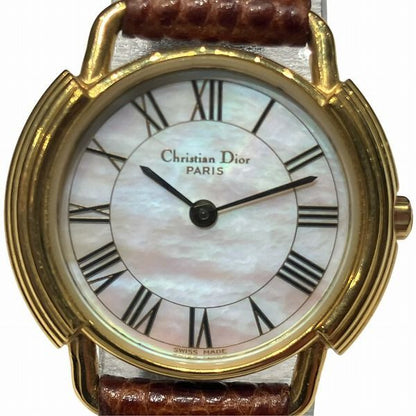 Dior Quartz Watch Leather White