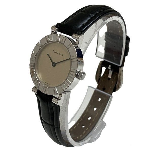 Tiffany & Co. Atlas Quartz Battery Replaced Clock Watch