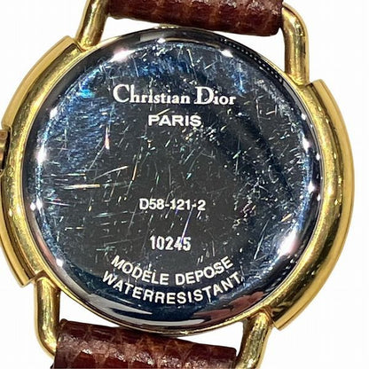Dior Quartz Watch Leather White