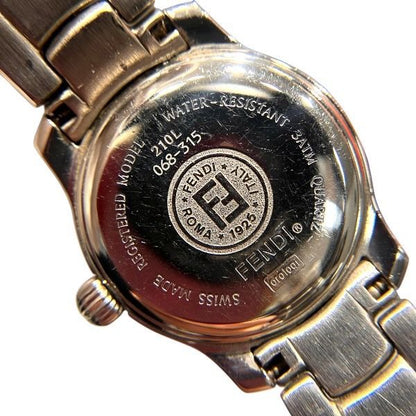Fendi Orologie Silver Dial Quartz Watch