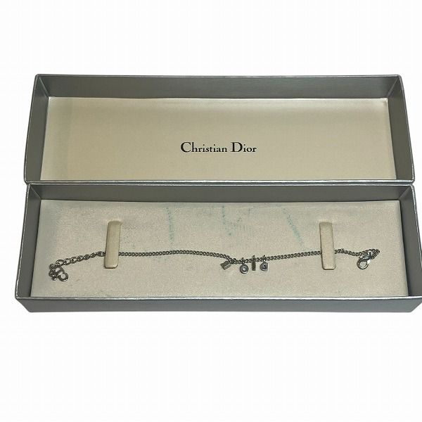 Dior Mini Logo Silver Bracelet