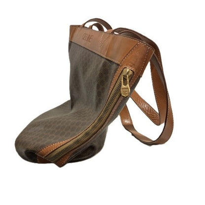Celine Macadam Pattern Leather Tote