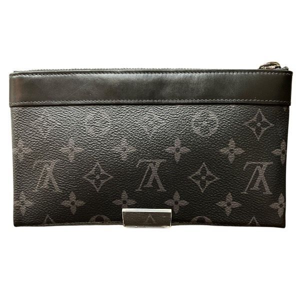 Louis Vuitton Monogram Eclipse Pochette Discovery PM Clutch