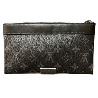 Louis Vuitton Monogram Eclipse Pochette Discovery PM Clutch