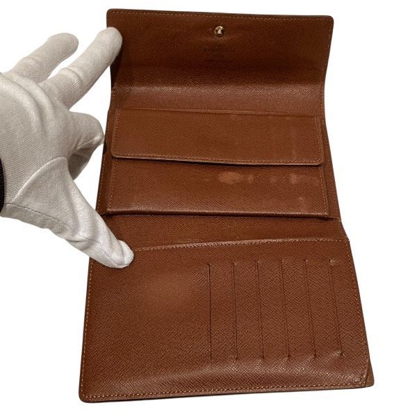 Louis Vuitton Monogram Porte Tresor Etui Chequier Trifold Wallet
