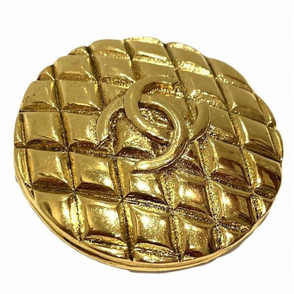 Chanel Quilted CC Logo Vintage Brooch
