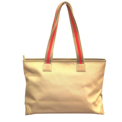 Gucci Khaki Leather Tote