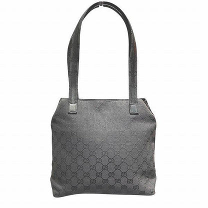 Gucci GG Black Leather Tote