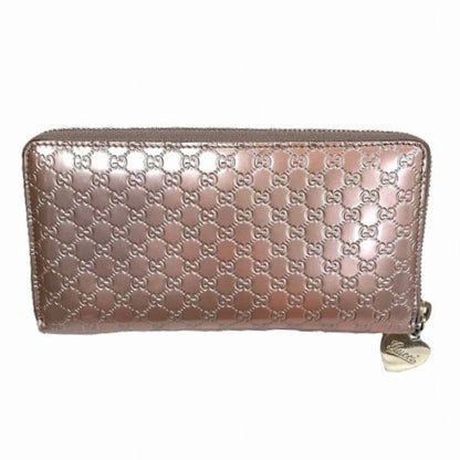 Gucci Micro Guccissima Pink Pearl Enamel Wallet
