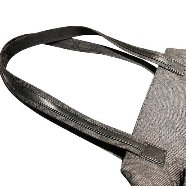Gucci GG Black Leather Tote