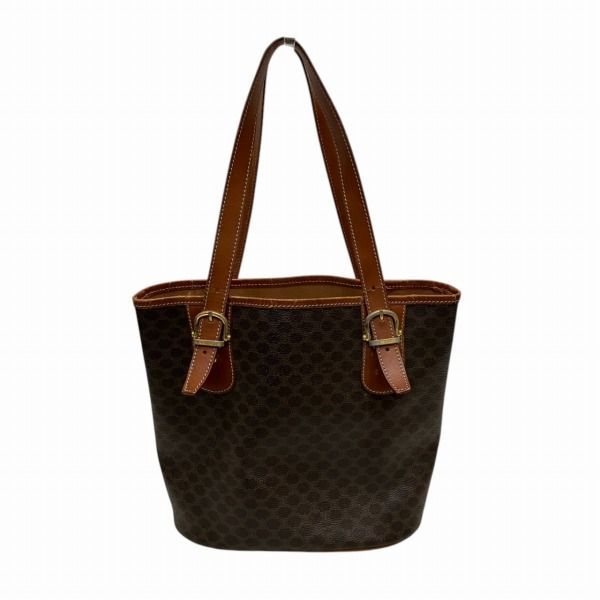 Celine Macadam Pattern Brown Tote