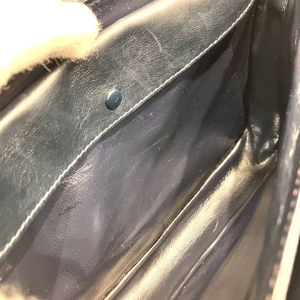 Celine Macadam Gray Leather Shoulder Bag