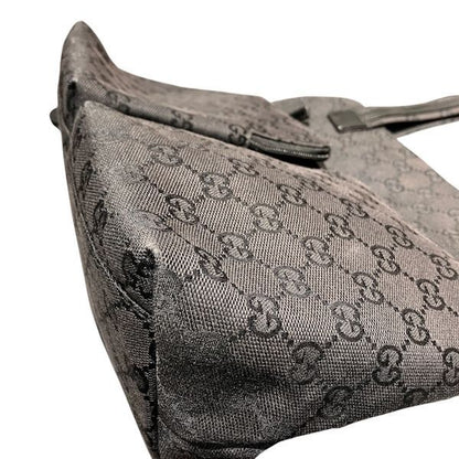 Gucci GG Black Leather Tote