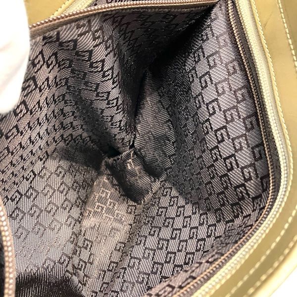 Gucci Khaki Leather Tote