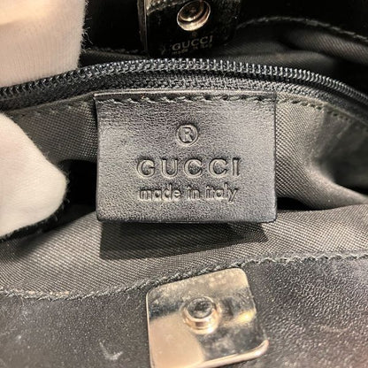 Gucci GG Black Leather Tote