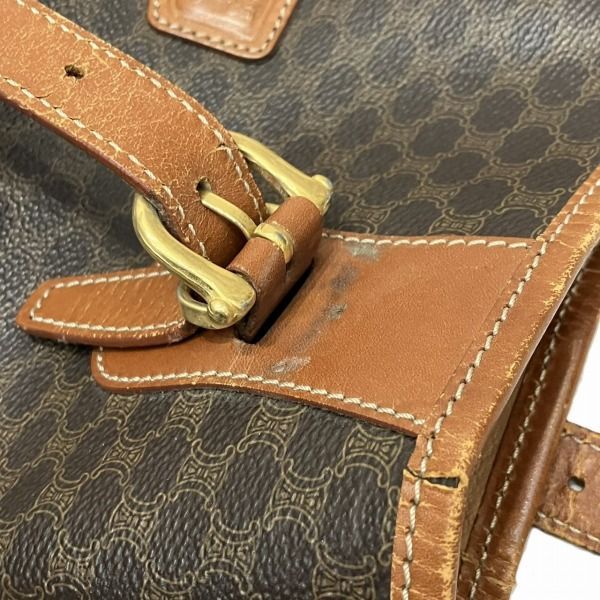 Celine Macadam Pattern Brown Tote