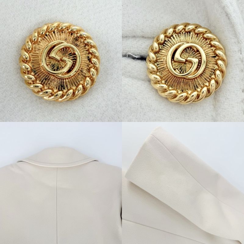 Gucci Coat Long Interlocking Spring Autumn
