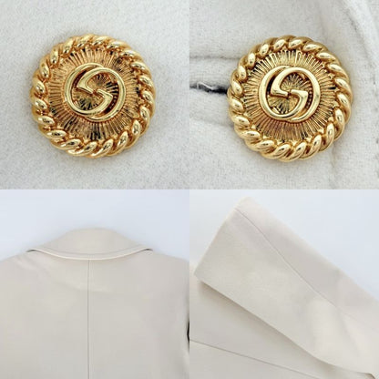 Gucci Coat Long Interlocking Spring Autumn