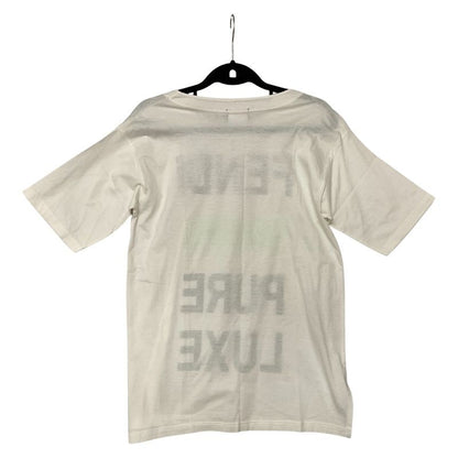 Fendi 1000% Pure Luxe Logo T-Shirt M White