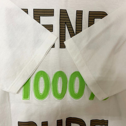 Fendi 1000% Pure Luxe Logo T-Shirt M White