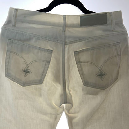 Louis Vuitton Pants Denim Jeans Usa White